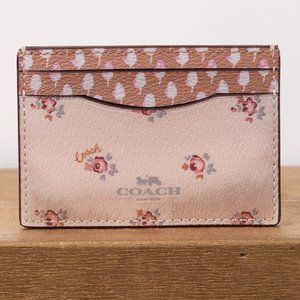 Coach Card Case in Floral